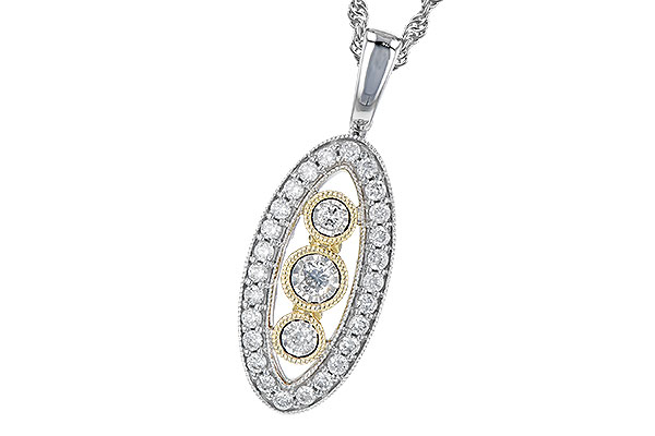G327-65167: NECKLACE .34 TW