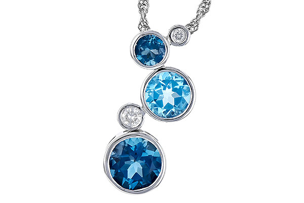 G327-70622: NECK 2.30 BLUE TOPAZ 2.40 TGW