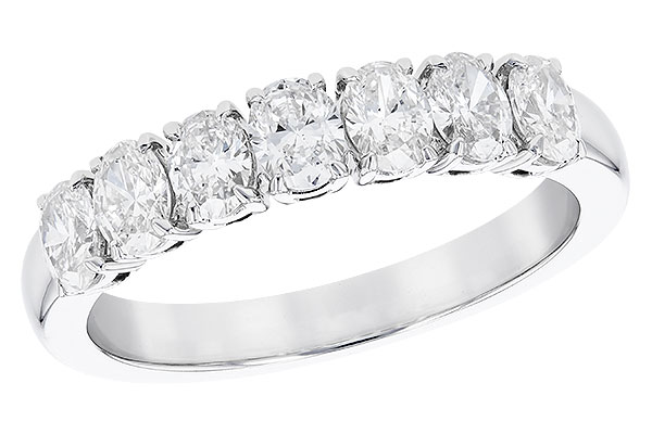 G328-56085: LDS DIA WED RG .97 TW (7 OVALS)