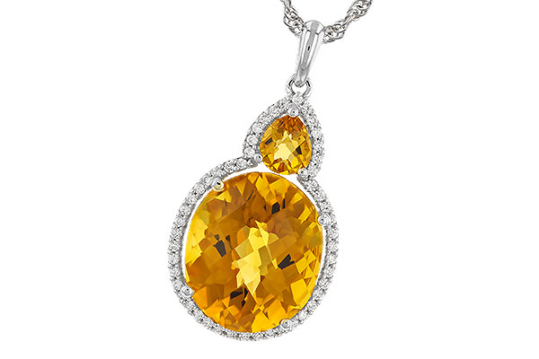 G328-59676: NECK 5.70 TW CITRINE 5.85 TGW (13x11 OVAL)