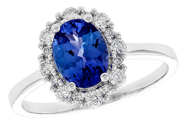 G328-59713: LDS RG 1.02 TANZANITE 1.30 TGW (8x6 OVAL)