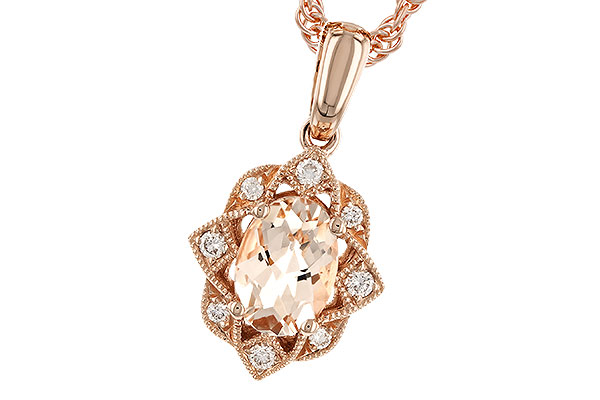 G328-61540: NECK .62 MORGANITE .70 TGW (7x5MM MORG)