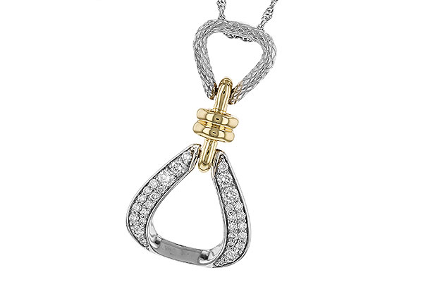 G328-62385: NECKLACE .50 TW