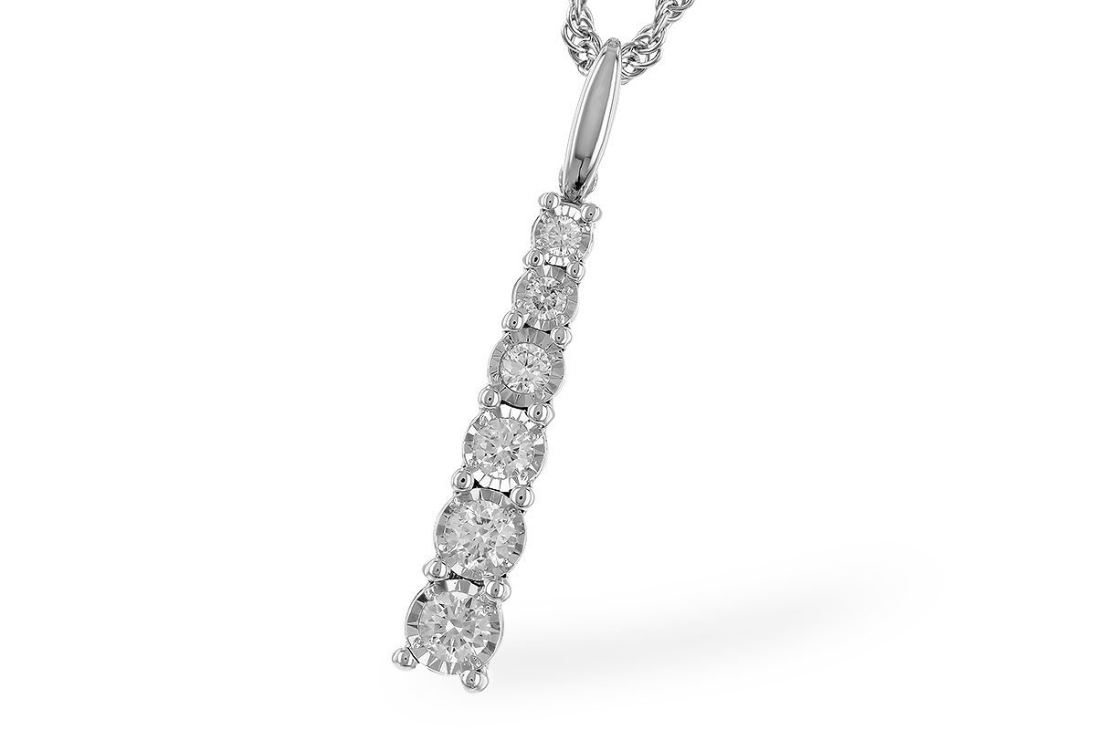 G328-63285: NECKLACE .25 TW