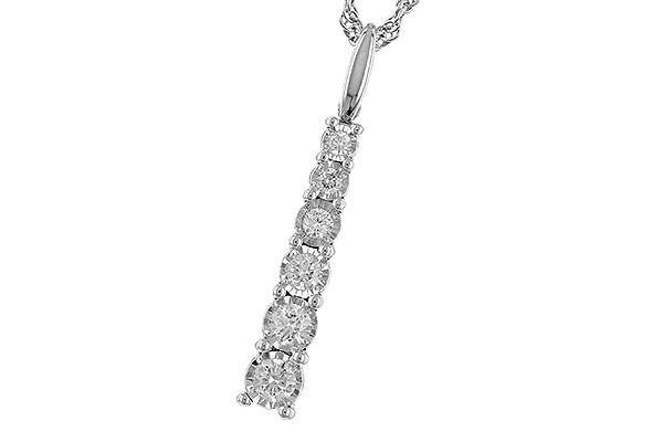 G328-63285: NECKLACE .25 TW