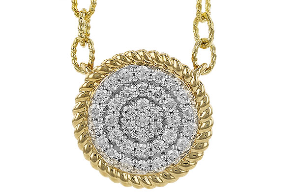 G328-63313: NECKLACE .32 TW (18")
