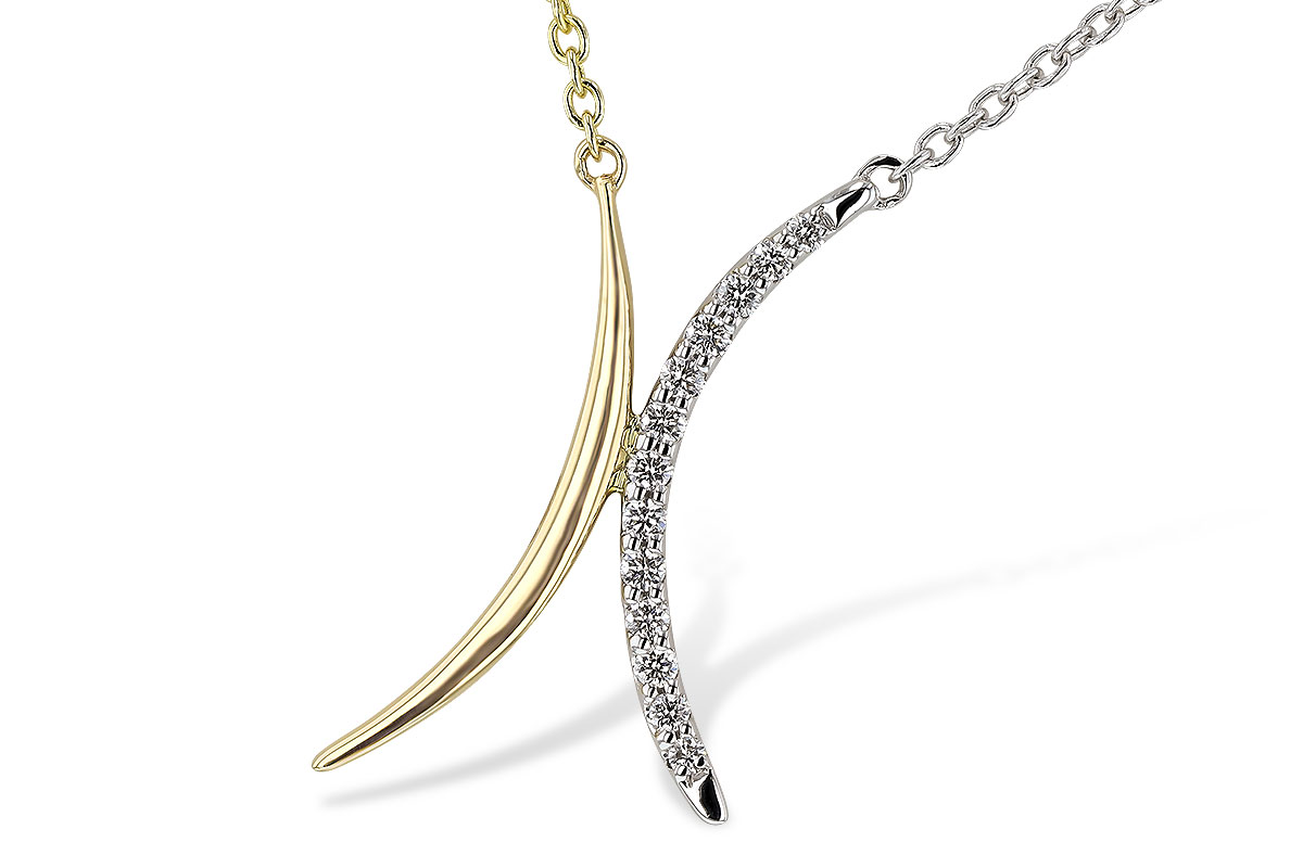 G329-46031: NECKLACE .14 TW (18")