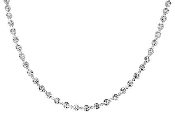 G329-46058: NECKLACE 3.40 TW (18")