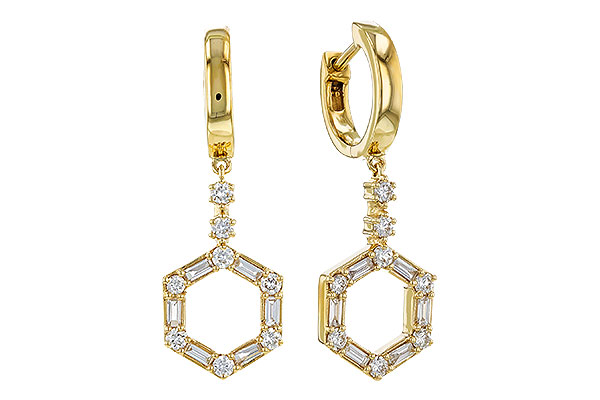 G329-46931: EARRINGS .23 BAG .60 TW