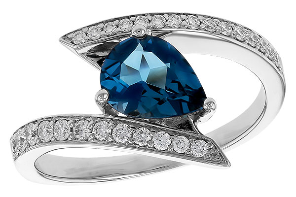 G329-46940: LDS RG 1.04 LONDON BLUE TOPAZ 1.28 TGW (8x6MM)