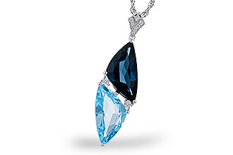 G329-47867: NECK 6.87 BLUE TOPAZ 6.97 TGW