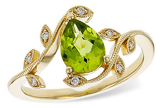 G329-47885: LDS RG 1.16 PERIDOT 1.22 TGW (8x6MM PER)