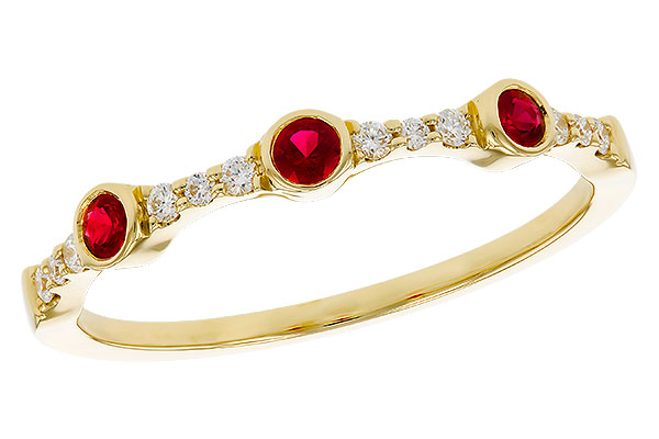 G329-48776: LDS WED RG .15 RUBY .24 TGW