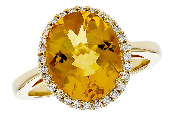 G329-48785: LDS RG 3.85 CITRINE 4.05 TGW (12x10MM OV)