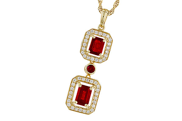 G329-49722: NECK 1.22 TW RUBY 1.43 TGW