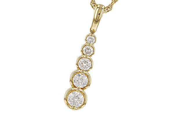 G329-51494: NECKLACE .50 TW