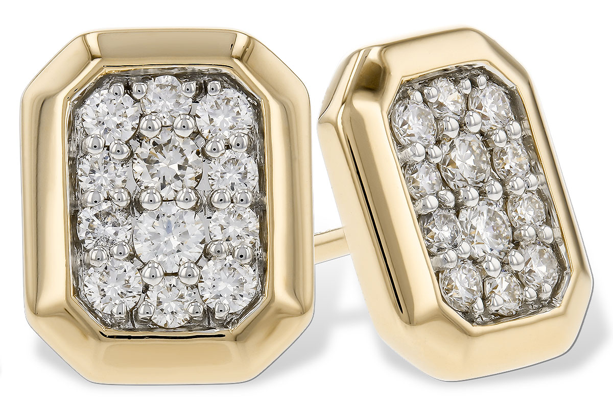 G329-52385: EARRINGS .38 TW