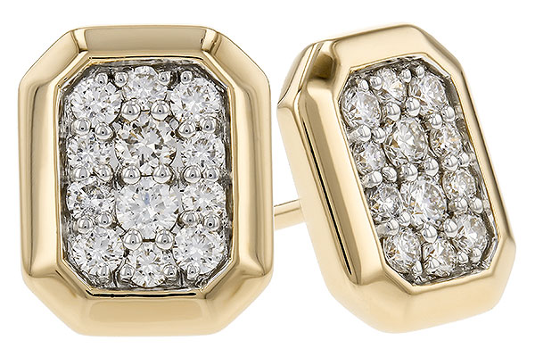 G329-52385: EARRINGS .38 TW