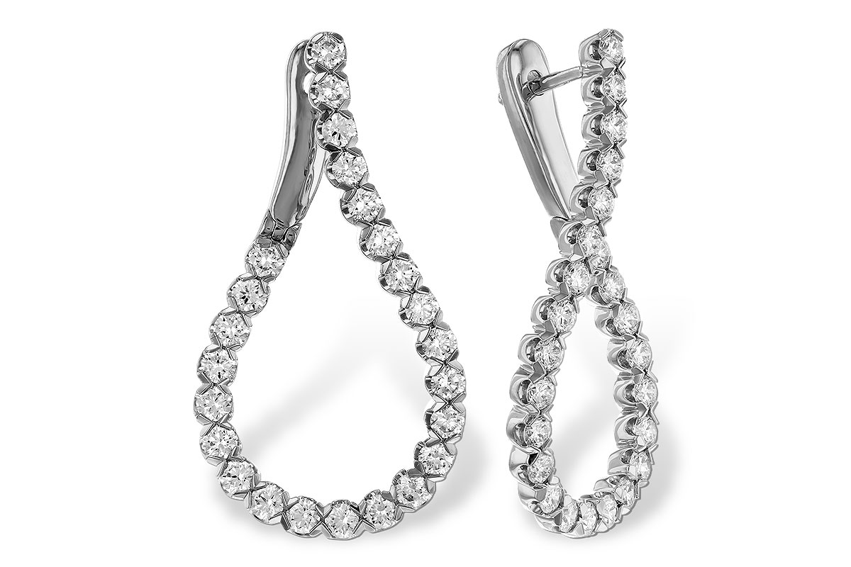 G329-52422: EARRINGS 2.00 TW
