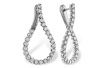 G329-52422: EARRINGS 2.00 TW