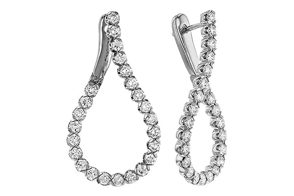 G329-52422: EARRINGS 2.00 TW