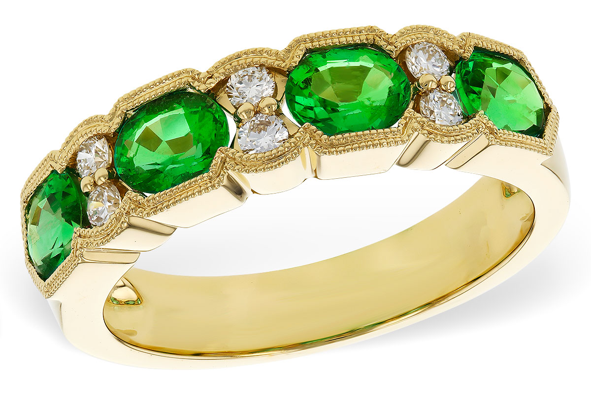 G329-53340: LDS WED RG 1.20 EMERALD 1.38 TGW (5x4MM EMER)