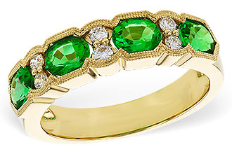 G329-53340: LDS WED RG 1.20 EMERALD 1.38 TGW (5x4MM EMER)
