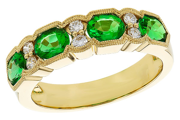 G329-53340: LDS WED RG 1.20 EMERALD 1.38 TGW (5x4MM EMER)