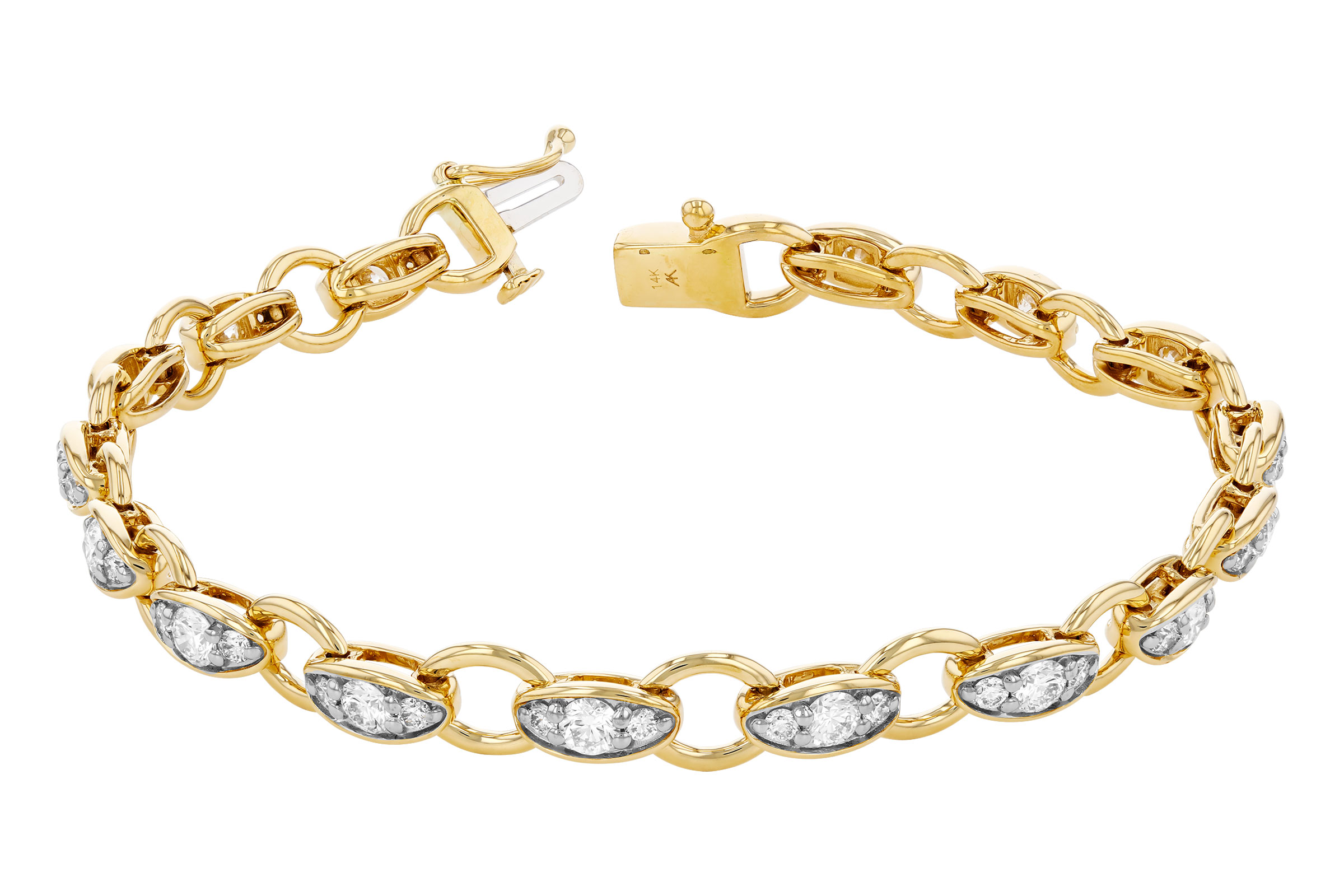 G330-37894: BRACELET 2.20 TW (7")
