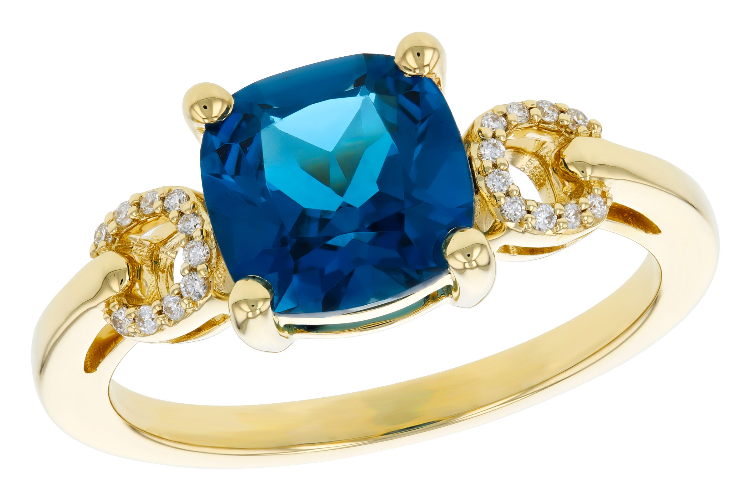 G330-38767: LDS RG 2.16 LONDON BLUE TOPAZ 2.21 TGW (8MM LBT)