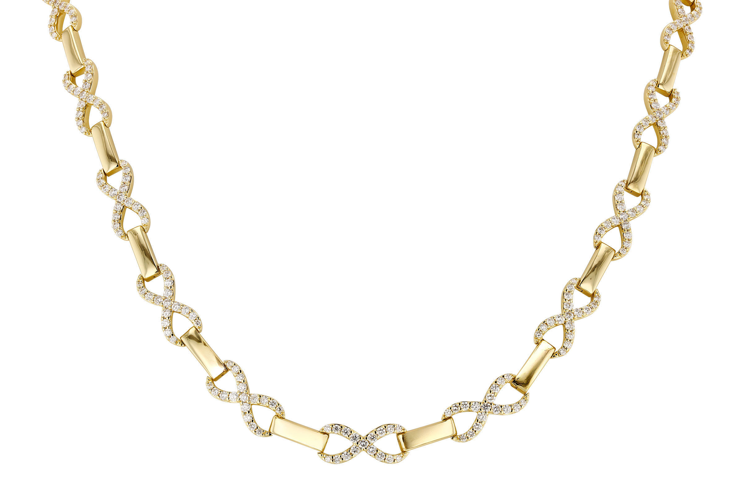 G330-38785: NECKLACE 2.20 TW (17")