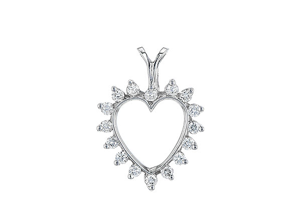 H061-30622: HEART PENDANT .23 TW