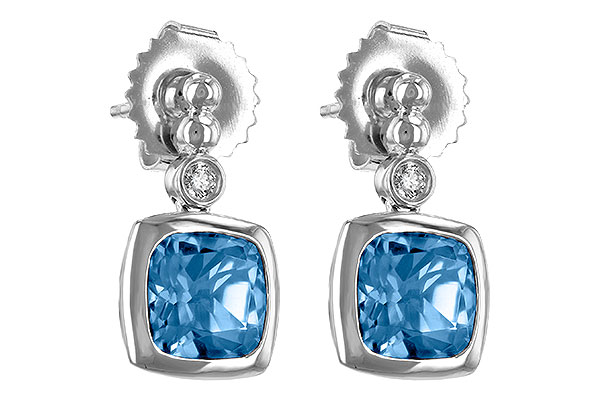 H244-05122: EARR 1.76 BLUE TOPAZ 1.80 TGW