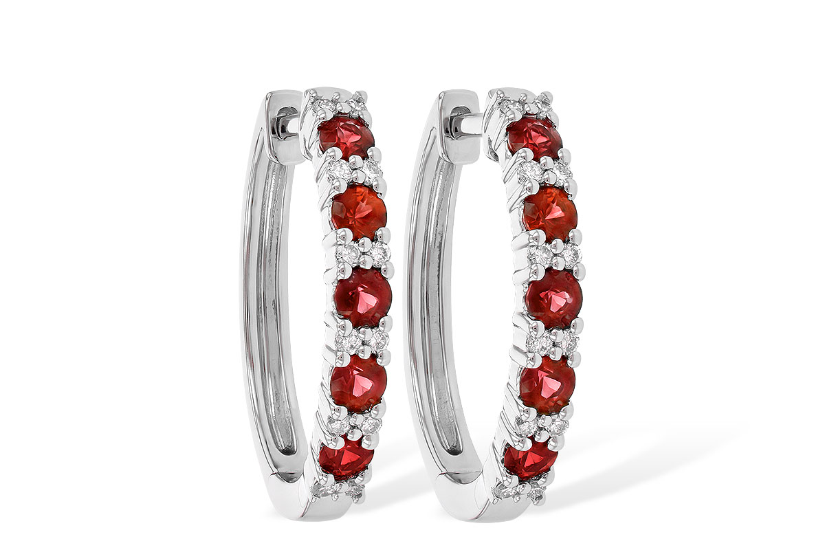 H244-95167: EARR .90 RUBY 1.08 TGW