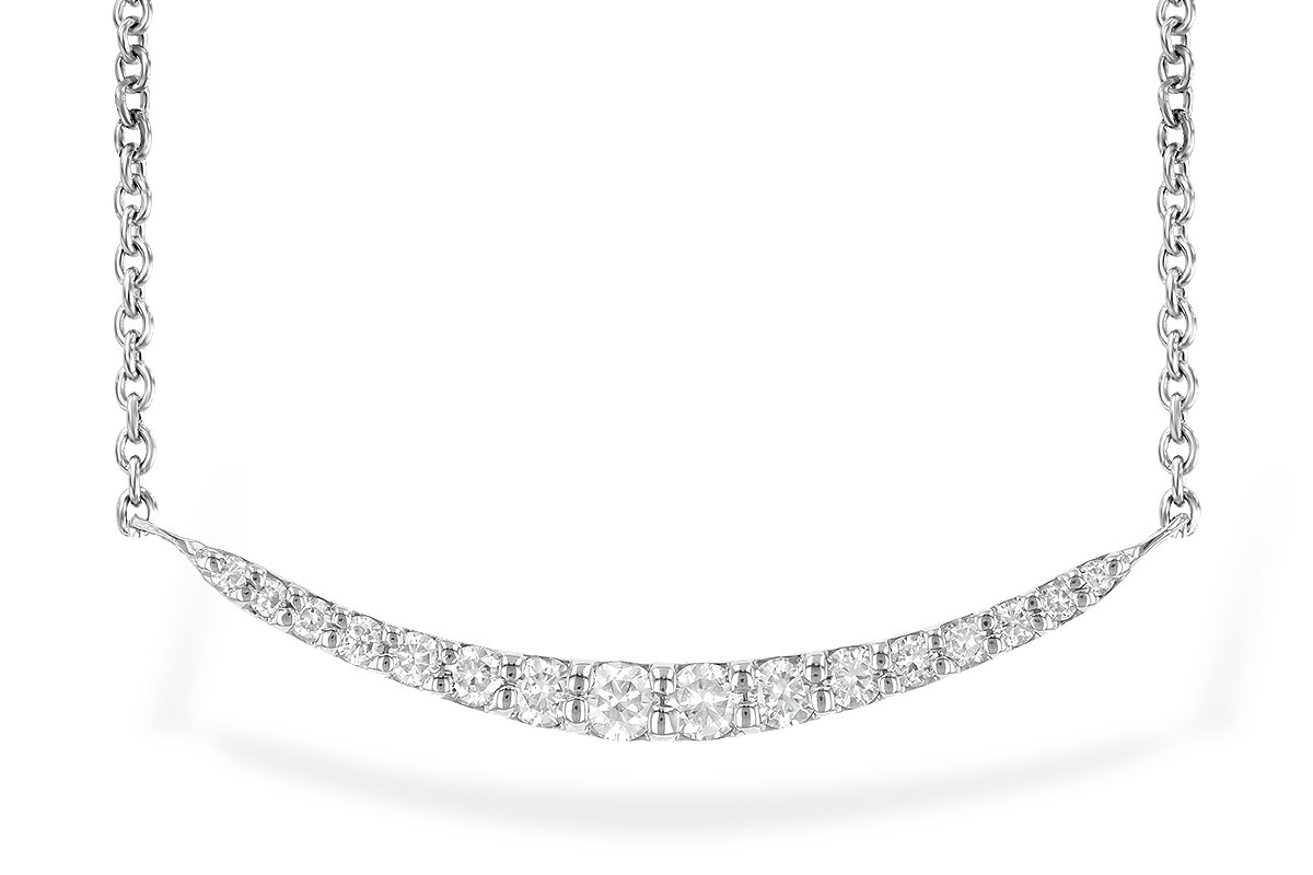H244-96085: NECKLACE .20 TW (16 STONES)