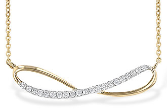 H244-96967: NECKLACE .18 TW