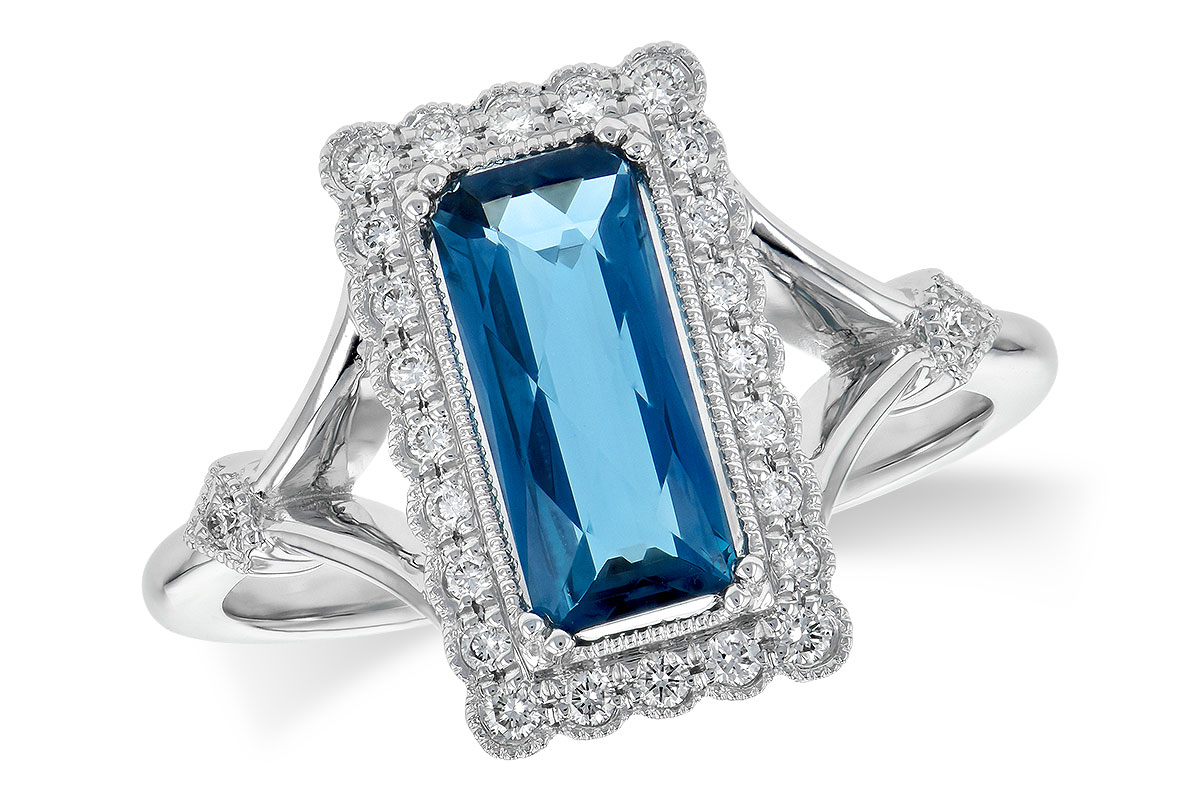 H244-96985: LDS RG 1.58 LONDON BLUE TOPAZ 1.75 TGW