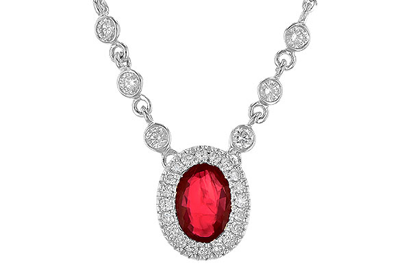 H244-97831: NECK .70 RUBY .94 TGW (17")
