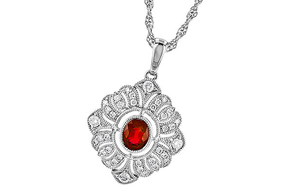 H327-66085: NECK .45 RUBY .70 TGW (5x4MM RUBY)