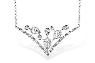 H327-67840: NECKLACE .45 TW