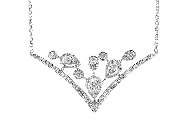 H327-67840: NECKLACE .45 TW