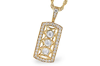 H327-69685: NECKLACE .40 TW