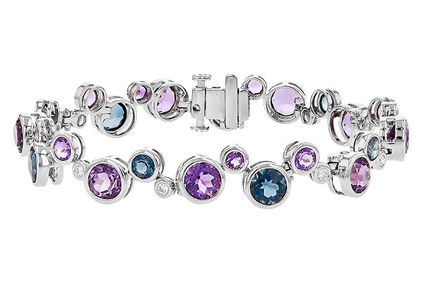 H327-70567: BRACELET 13.90 SEMI-PREC 14.20 TGW