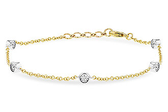 H327-71467: BRACELET .25 TW (7.25")