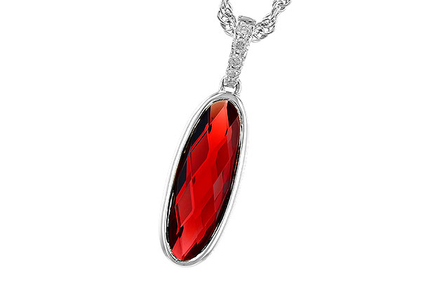 H327-72367: NECK 2.02 GARNET 2.05 TGW