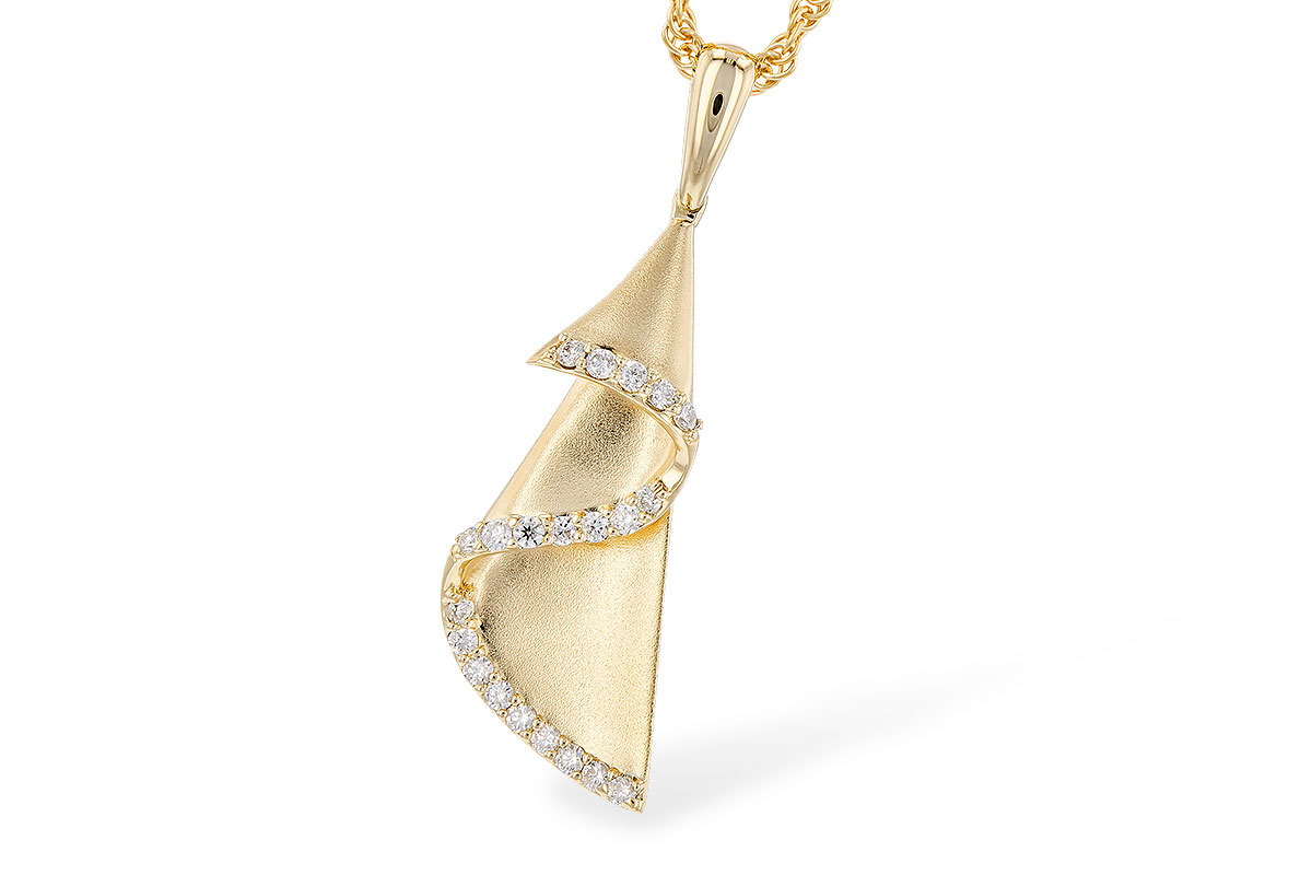 H328-55149: NECKLACE .10 TW