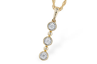 H328-57876: NECKLACE .08 TW