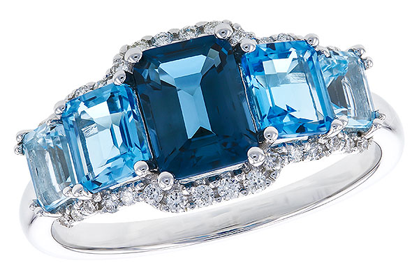 H328-57894: LDS RG 2.15 TW BLUE TOPAZ 2.30 TGW