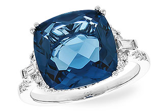 H328-58803: LDS RG 9.00 LONDON BLUE TOPAZ 9.25 TGW (12MM LBT)