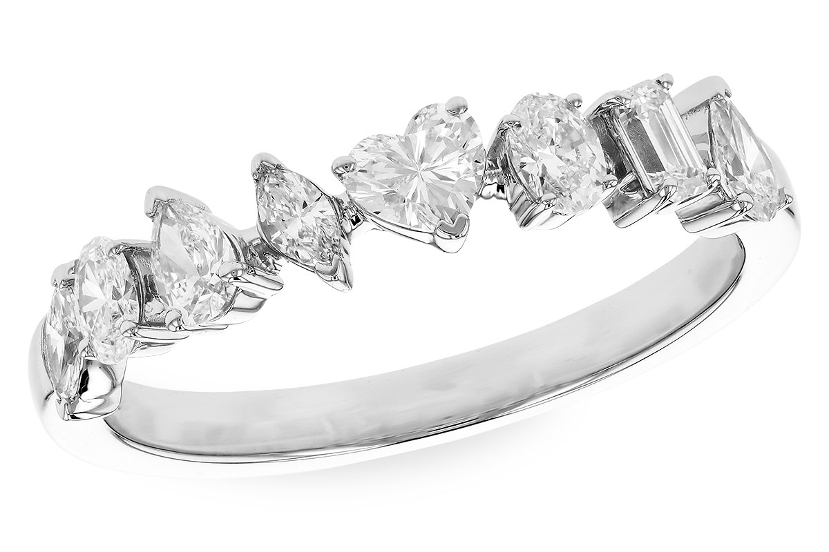 H328-59694: LDS DIA WED RG .69 TW FANCY CUT DIAS